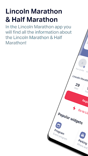 Android application Lincoln Marathon 2024 screenshort
