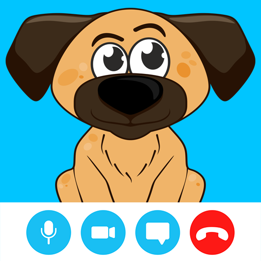 Fake Call Video Dog logo