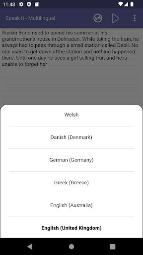 Speak It - Multilingual Screen 3