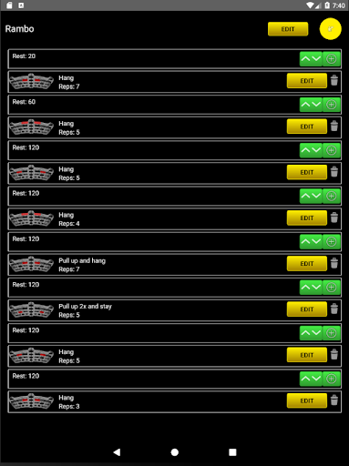 Metolius hangboard training screenshot 14