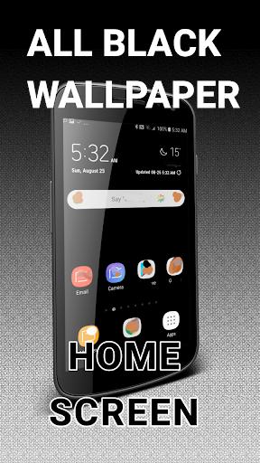 Android application All Black Wallpaper screenshort