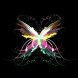 Neon Butterfly theme 480x800 icon