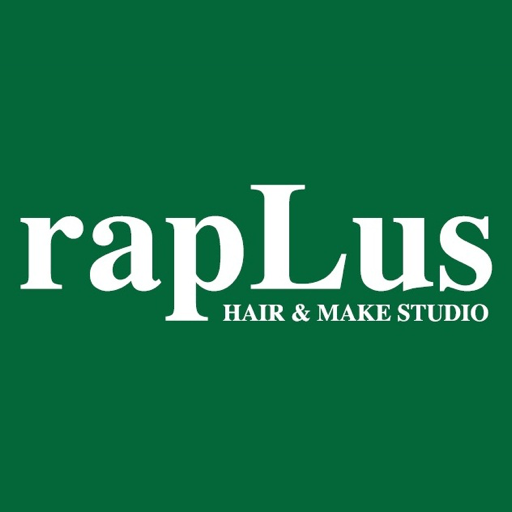 HAIR & MAKE STUDIO rapLus（ヘアアン logo