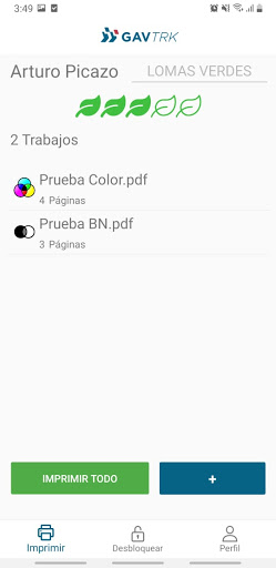 Android application GAV TRK screenshort