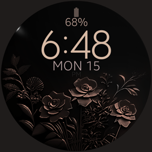 Bronze Blossom Watch Face logo