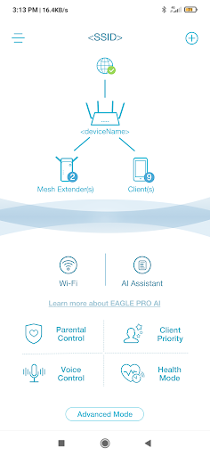 Android application EAGLE PRO AI screenshort