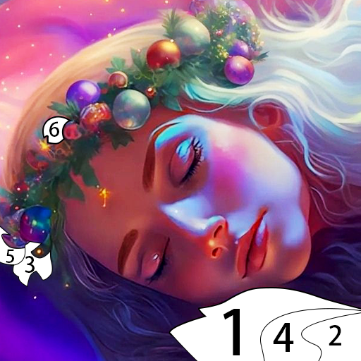Myth & Fairy Color by Number logo