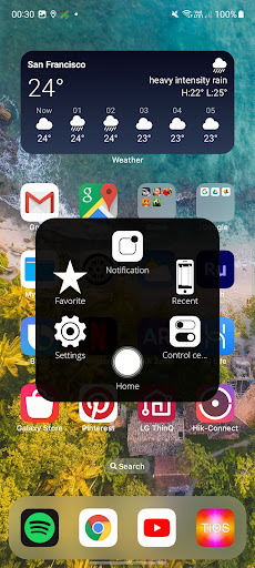 Android application Assistive Touch iOS 17 screenshort