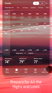 AccuWeather : Radar météo MOD APK (Premium débloqué) 4