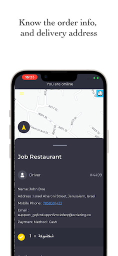 Job Driver Screen 3