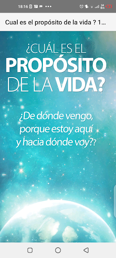 Cual es el propósito dela vida Screen 2
