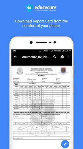 Android application Shishu Niketan Public School, screenshort