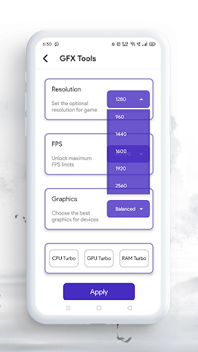 GFX Tool : Game Booster Screenshot 2 - AppWisp.com