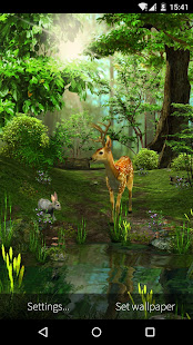 3D Deer-Nature Live Wallpaper