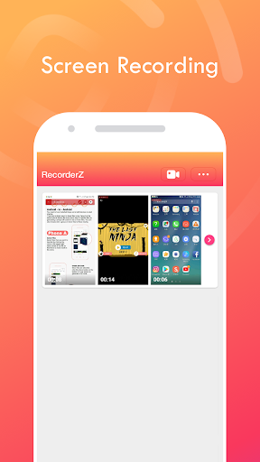 Android application RecorderZ - Screen Recorder by screenshort