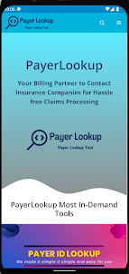 Payer Lookup - Lookup tool