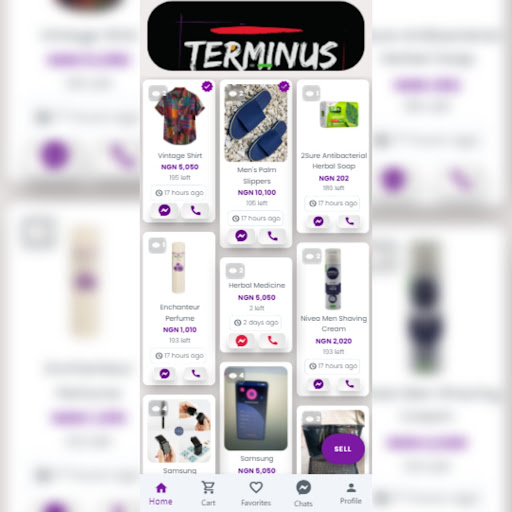 Terminus App Screen 2