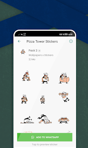 Pizza Tower Stickers WASticker