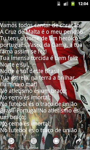 Vasco - Músicas da Torcida Screen 2