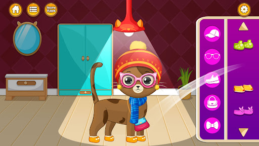 Virtual cat pet care life Screen 2
