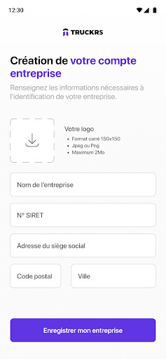 Android application Truckrs Pro screenshort