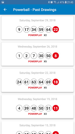 Michigan Lottery Results Screen 2