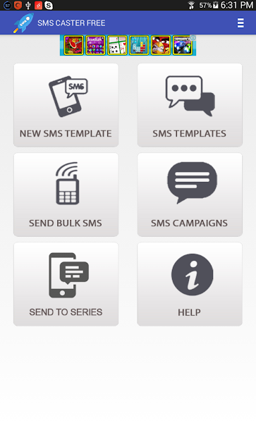 Captura 9 SMS Caster Free android