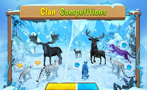 Télécharger Gratuit Snow Leopard Family Sim Online  APK MOD (Astuce) screenshots 5
