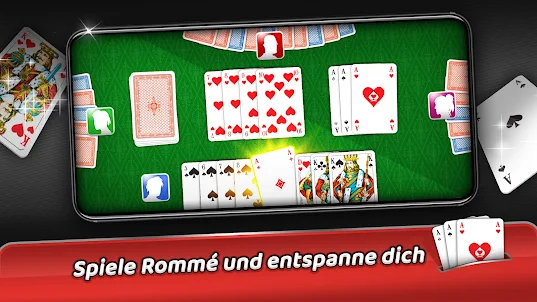 Rommé - Offline Kartenspiel