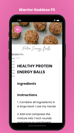 Warrior Goddess Fit Screen 3