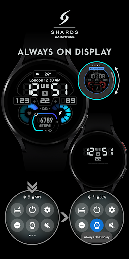 SH009 Watch Face, WearOS watch screenshot 6