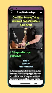 tricep workout