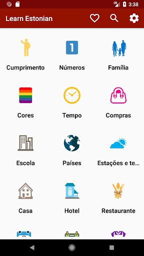 Visualização do aplicativo