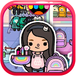 Cover Image of Télécharger Toca Life World Rainbow Mall Makeover 🤩 FreeGuide 1.0 APK