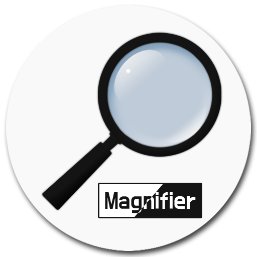 Magnifier: magnifying glass logo