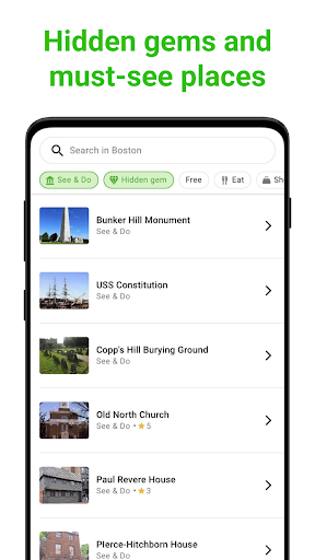 Boston Tour Guide:SmartGuide Screen 3