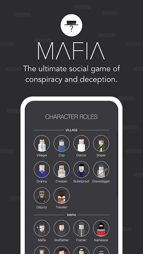 Android application Mafia Mystery screenshort