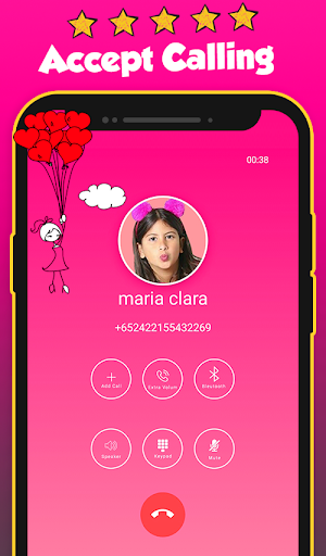 maria clara e jp fake call vid Screen 2