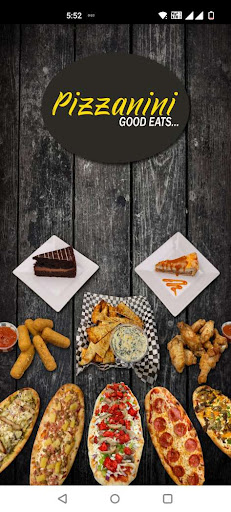 Android application Pizzanini screenshort