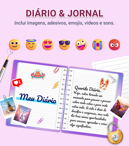 Visualização do aplicativo