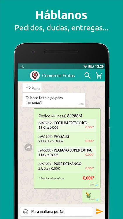 Frutas Eladio Messenger - 8.5 - (Android)