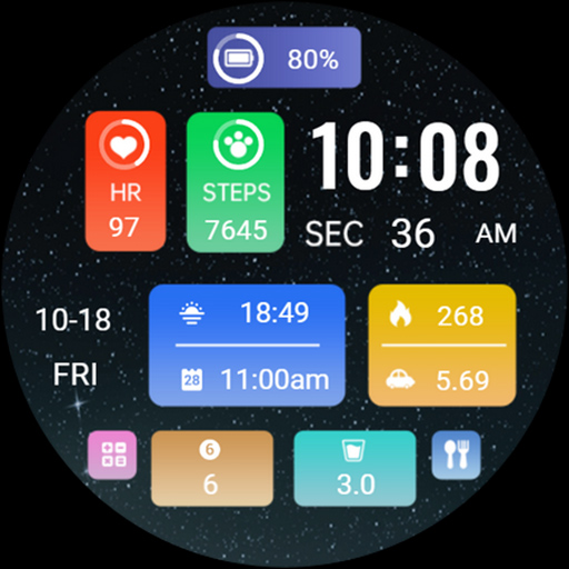Bright Night Stars ZKin Watch screenshot 7