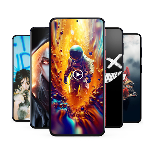 Live wallpaper & Parallax, 3D logo