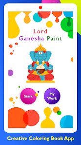 Lord Ganesha Paint, Ganesha Coloring Pictures  screenshots 1