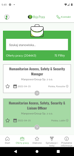 Moja Praca Screen 2
