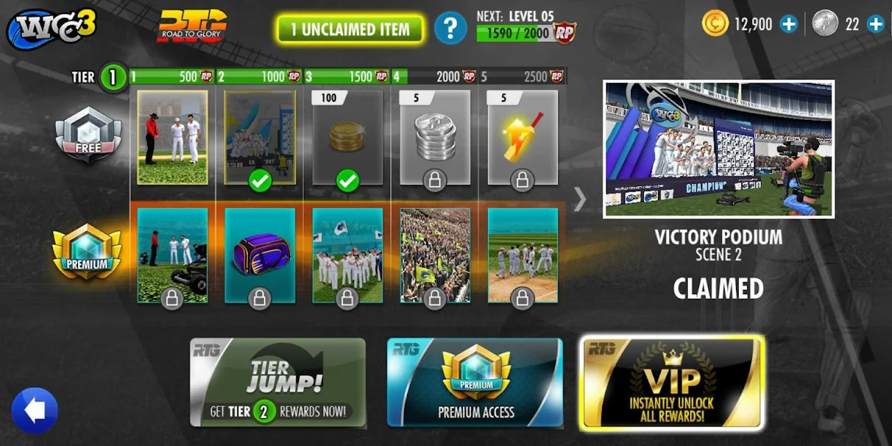 Download World Cricket Championship 3 (MOD Unlimited Coins)