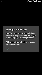 Backlight Bleed Test Screenshot