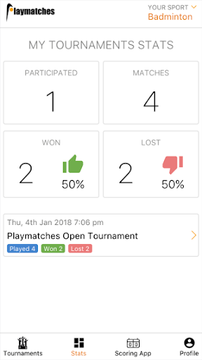 Playmatches Screen 3