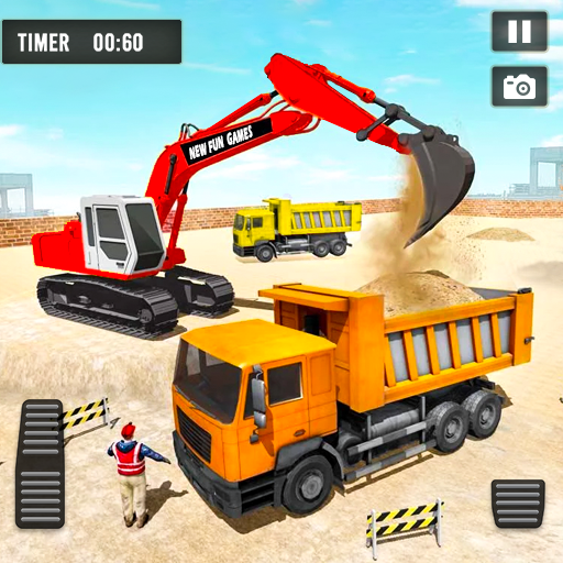 Heavy Excavator Crane Simulato  Icon