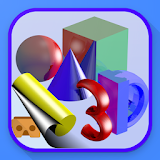 Simple 3D Shapes Object Games 2021: Geometry shape icon
